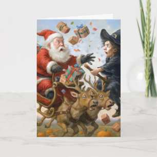 Christmas Thanksgiving and Halloween Holidays  Card