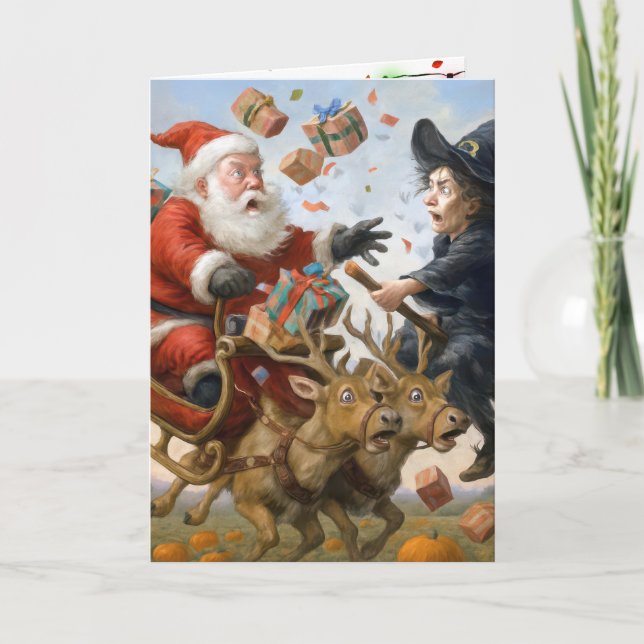 Christmas Thanksgiving and Halloween Holidays  Card (Front)