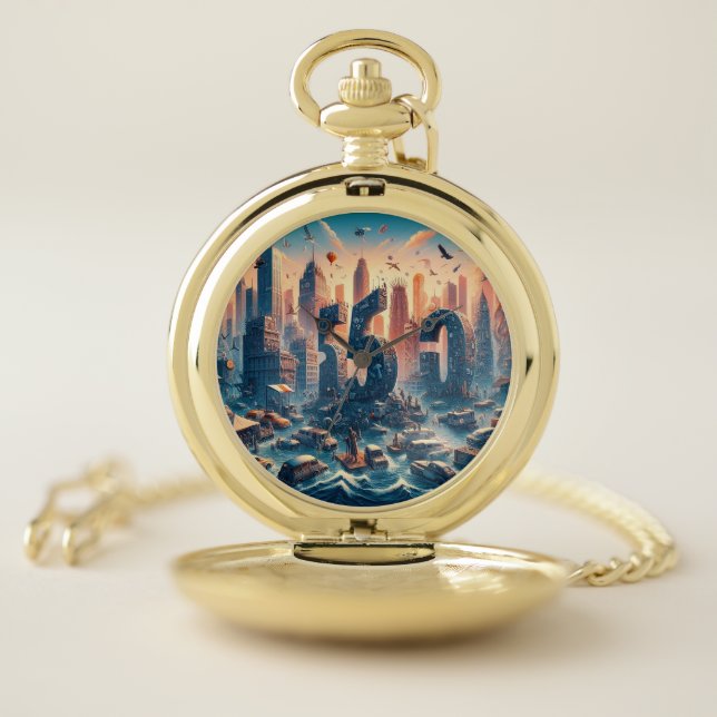  Christmas | Thanksgiving | Family Shirts & Gifts Pocket Watch (Inside)