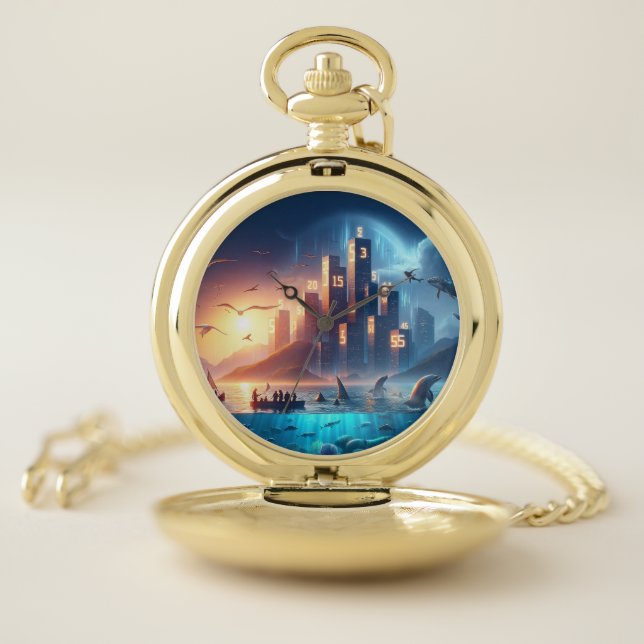  Christmas | Thanksgiving | Family Shirts & Gifts Pocket Watch (Inside)