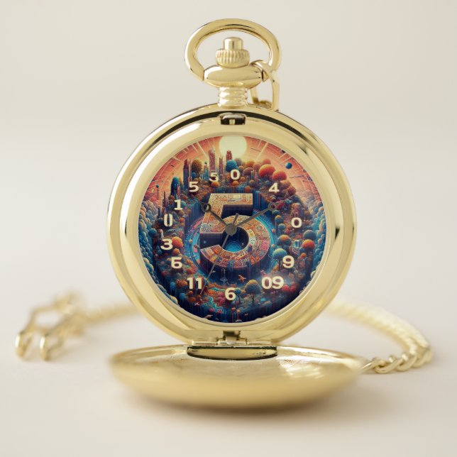  Christmas | Thanksgiving | Family Shirts & Gifts Pocket Watch (Inside)