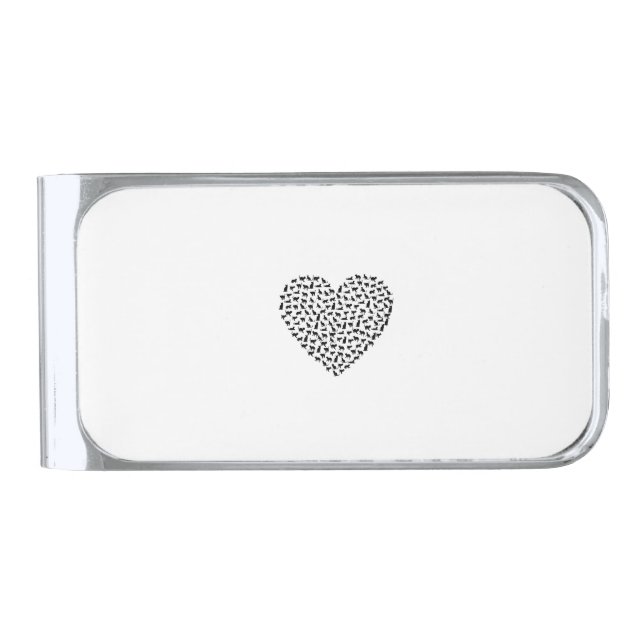 Christmas | Thanksgiving | Family Shirts & Gifts Silver Finish Money Clip (Front)