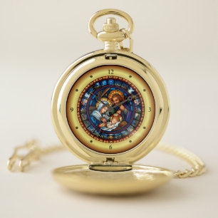 Christmas ~ The Holy Family ~ Nativity ~ * ~ Pocket Watch
