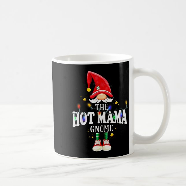 Christmas The Hot Mama Gnome X-mas Matching Pjs  Coffee Mug (Right)