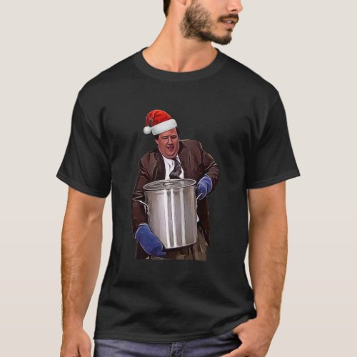 Christmas The Office Kevins famous chili Binging w T_Shirt