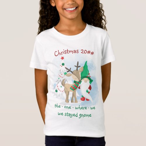 Christmas The One Where We  Funny Gnome T_Shirt