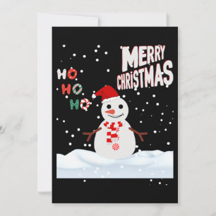Christmas The Snowman Invitation