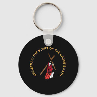 Christmas: The Start of the Cross's Path Keychain