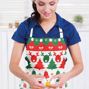 Christmas theme apron