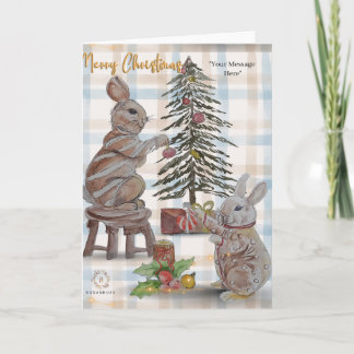 Christmas Theme Boganhues Print Card