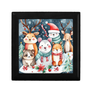 Christmas theme Christmas cute animals Gift Box