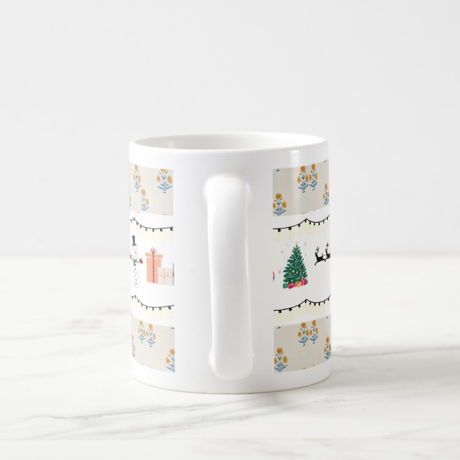 Christmas theme coffee mug, coffee mug (Handle)