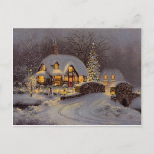 Christmas Theme Holiday Postcard