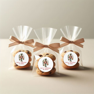 Christmas Theme Nutcracker Classic Round Sticker