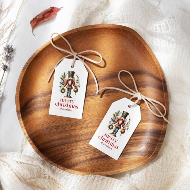 Christmas Theme Nutcracker Gift Tags (Creator Uploaded)