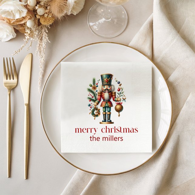 Christmas Theme Nutcracker Napkins (Creator Uploaded)