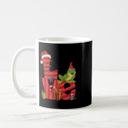 Christmas Theme Outfits for Frog Lover Ugly Xmas F Coffee Mug
