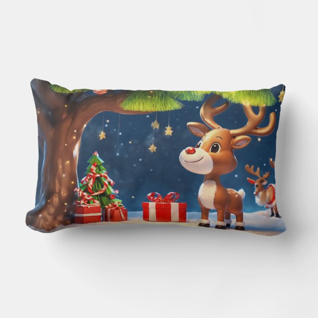 Christmas theme pillow (Front)