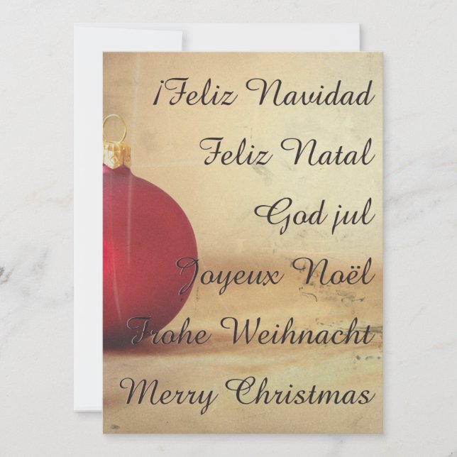 Christmas theme with Christmas ball (Front)