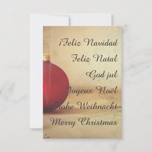 Christmas theme with Christmas ball (Front)