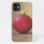Christmas theme with Christmas ball iPhone 11 Case