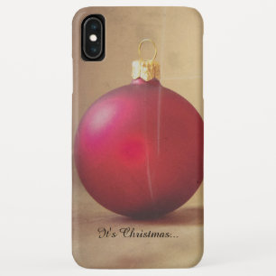 Christmas theme with Christmas ball iPhone XS Max Case