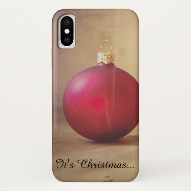 Christmas theme with Christmas ball Case-Mate iPhone Case (Back)