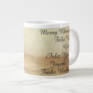 Christmas theme with Christmas ball Giant Coffee Mug