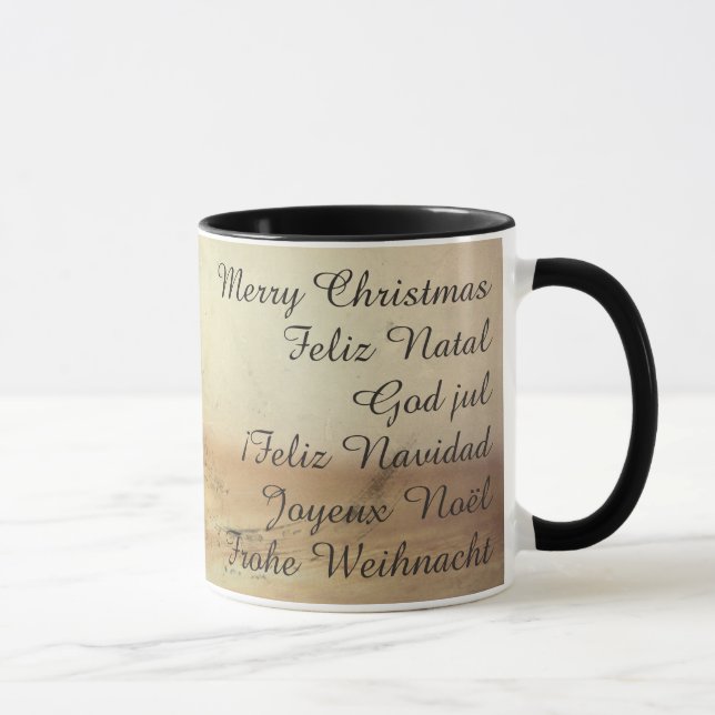 Christmas theme with Christmas ball Mug (Right)