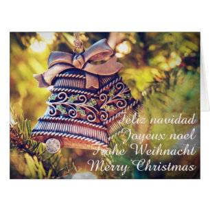 Christmas theme with two bells