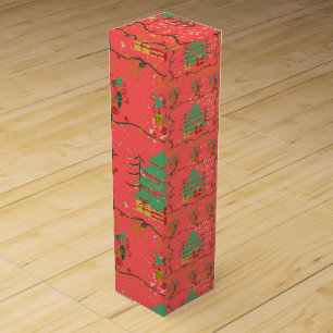 Christmas Theme Wrapping Paper Second Collection Wine Box