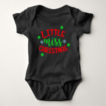 Christmas Themed Baby Outfit for Girl Baby Bodysuit