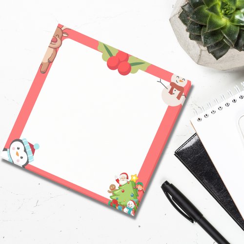 christmas themed cute post_it notes