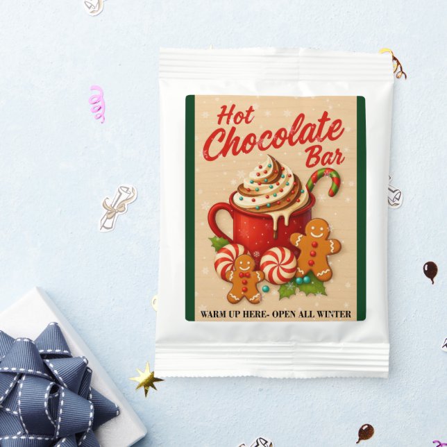 Christmas Themed Hot Chocolate Bar Hot Chocolate Drink Mix (Packets)