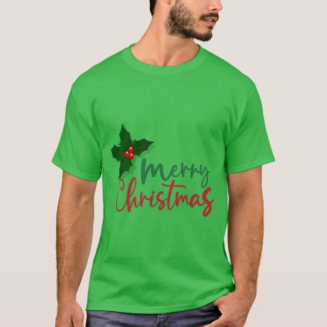 Christmas Themed Men's Tshirt (Front)