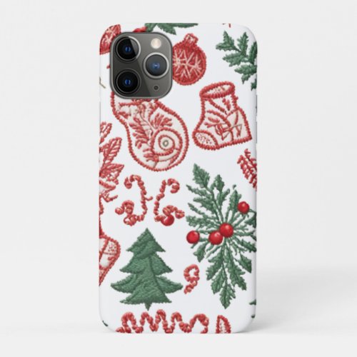 Christmas themed Patterned phone case