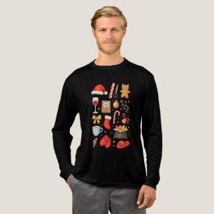 Christmas themed Tri-Blend shirt