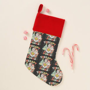 Christmas Therapy Squad SLP OT PT Crew Santa Xmas Christmas Stocking