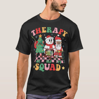 Christmas Therapy Squad Slp Ot Pt Occupational The T-Shirt