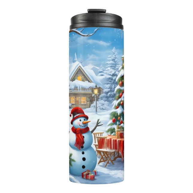 Christmas thermaL tumbler (Front)