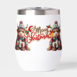 Christmas Thermal Wine Tumbler