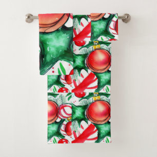 Christmas Things Bath Towel Set