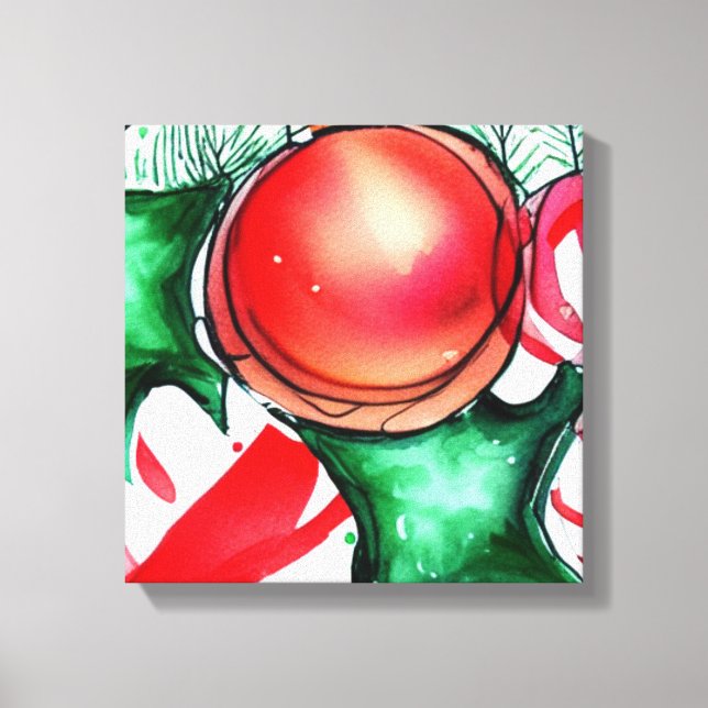 Christmas Things Canvas Print (Front)