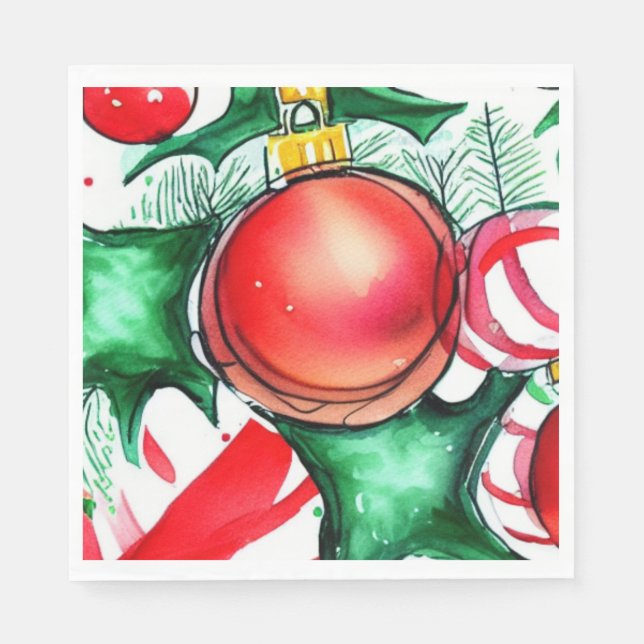 Christmas Things Napkins (Front)