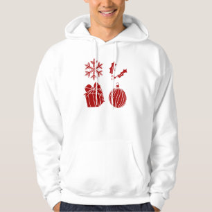 Christmas Things - Snowflake, Holly, Present, and  Hoodie