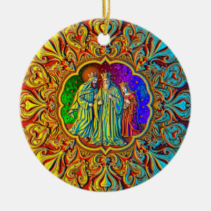 CHRISTMAS ~ Three Kings ~ Ceramic Ornament