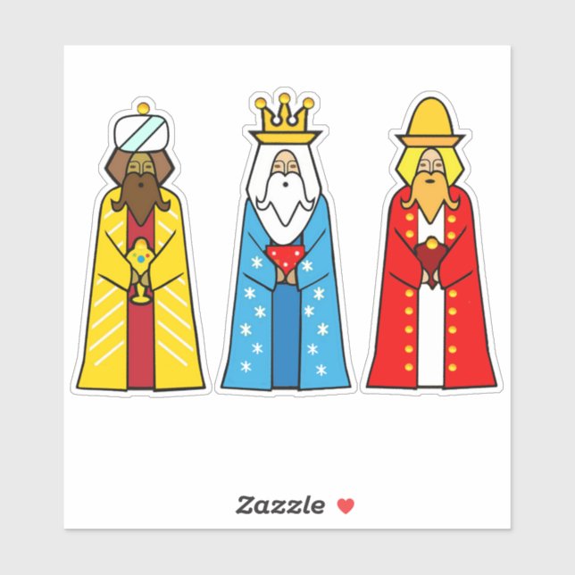 Christmas Three Kings Sticker (Sheet)