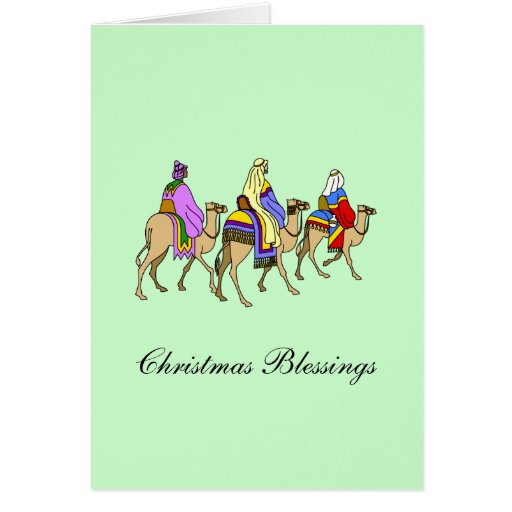 Christmas Three Wise Men Card | Zazzle