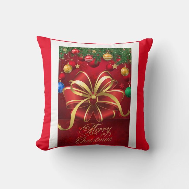Christmas Throw Pillow (Front)
