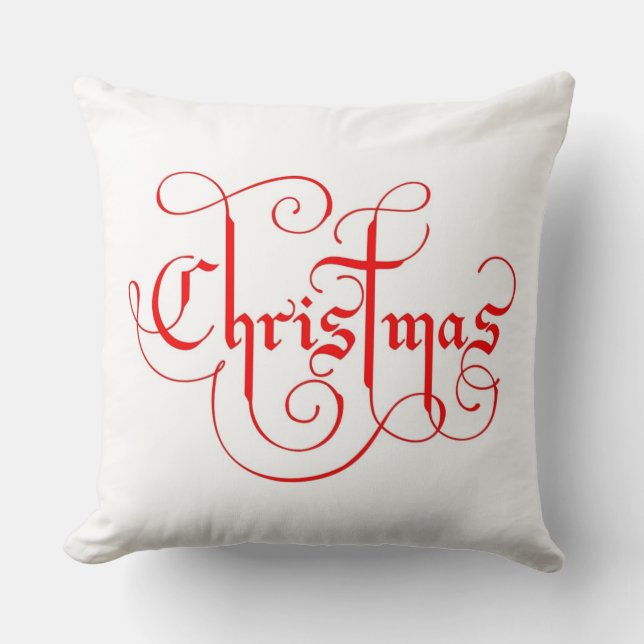 CHRISTMAS THROW PILLOW (Front)